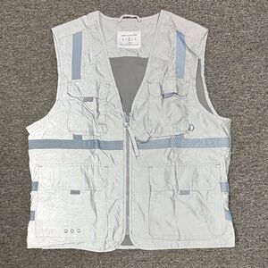Urban Outfitters Silver Utility Vest
